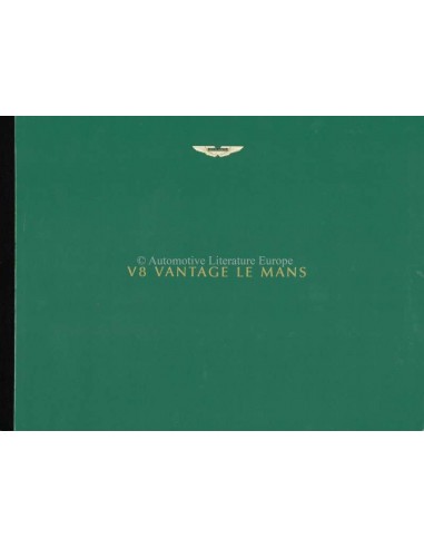1999 ASTON MARTIN V8 VANTAGE LE MANS HARDCOVER PROSPEKT ENGLISCH