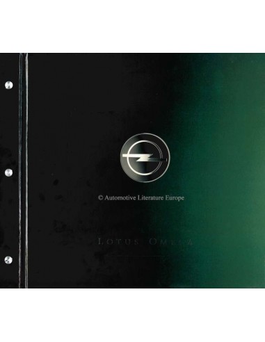 1990 LOTUS OMEGA HARDCOVER BROCHURE ENGELS