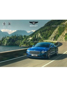 2018 BENTLEY CONTINENTAL GT PROSPEKT ENGLISCH