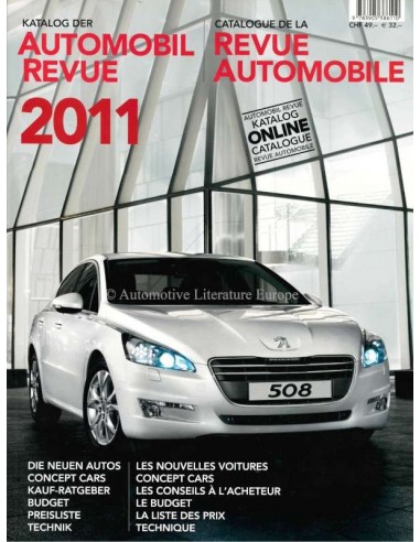 2011 AUTOMOBIL REVUE YEARBOOK GERMAN FRENCH