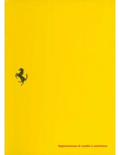 1996 FERRARI VERKAUFS - UND SERVICE ORGANISATION HANDBUCH 1029/95