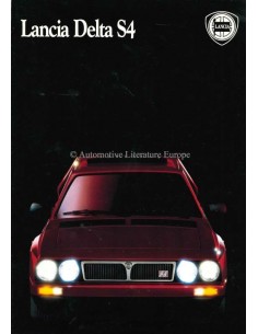 1986 LANCIA DELTA S4 BROCHURE ITALIAANS