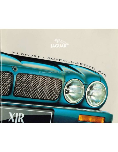 1996 JAGUAR XJ SPORT / XJR SUPERCHARGED BROCHURE NEDERLANDS
