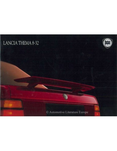 1988 LANCIA THEMA 8.32 BROCHURE ENGELS
