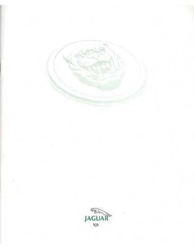 1994 JAGUAR XJS BROCHURE NEDERLANDS