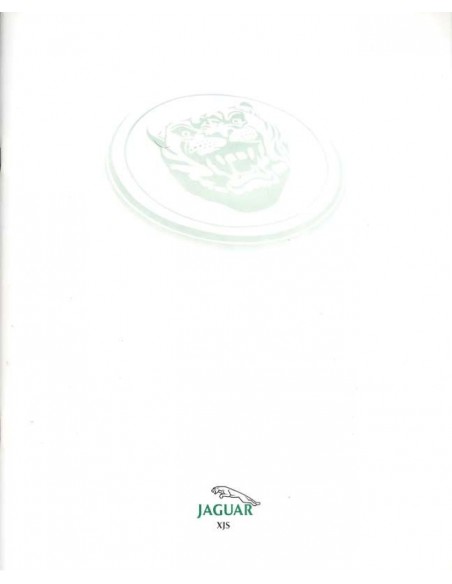 1994 JAGUAR XJS BROCHURE NEDERLANDS