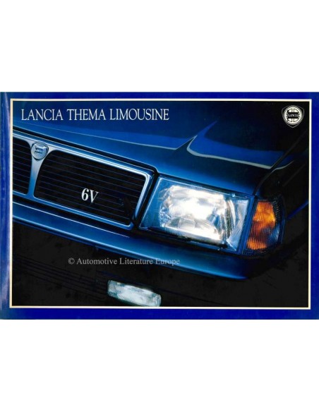 1987 LANCIA THEMA LIMOUSINE BROCHURE ITALIAN