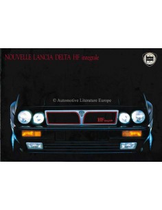1988 LANCIA DELTA HF INTEGRALE PROSPEKT FRANZÖSISCH