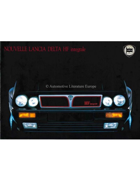 1988 LANCIA DELTA HF INTEGRALE PROSPEKT FRANZÖSISCH