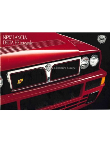 1992 LANCIA DELTA HF INTEGRALE BROCHURE ENGELS