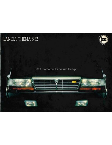 1989 LANCIA THEMA 8.32 BROCHURE ENGLISH