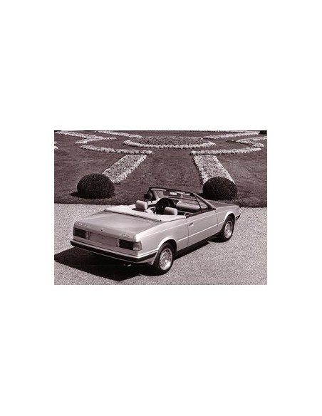 1986 MASERATI BITURBO SPYDER ZAGATO PERSFOTO