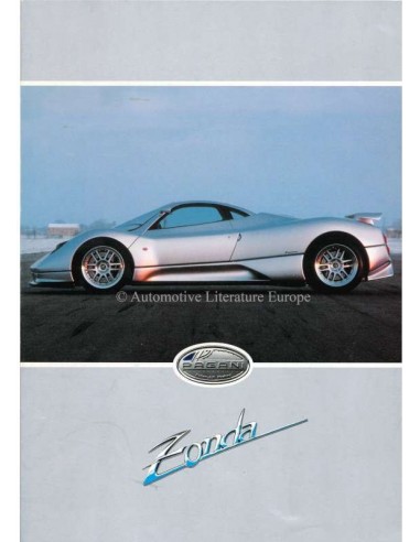 1999 PAGANI ZONDA C12 PROSPEKT