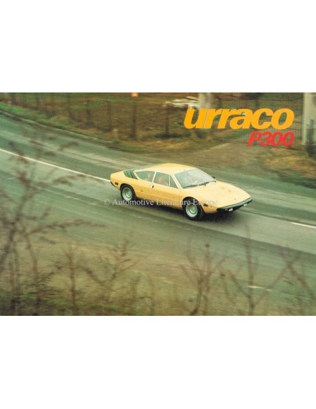 1976 LAMBORGHINI URRACO P300 PROSPEKT
