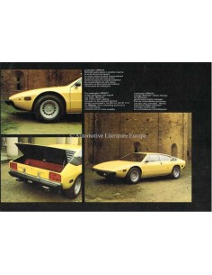 1976 LAMBORGHINI URRACO P300 BROCHURE 2