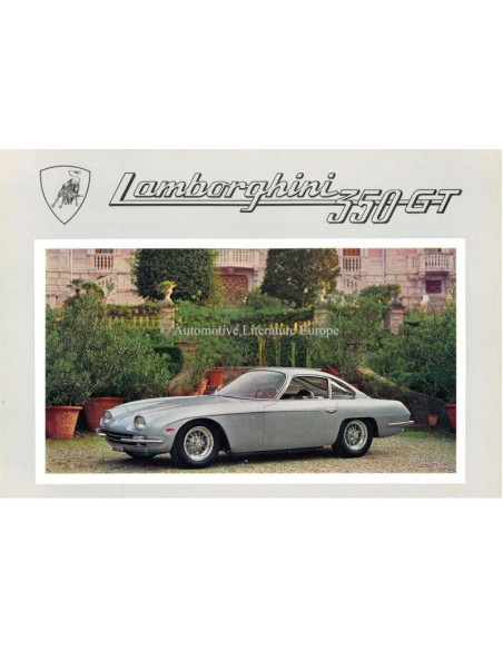 1966 LAMBORGHINI 350 GT BROCHURE