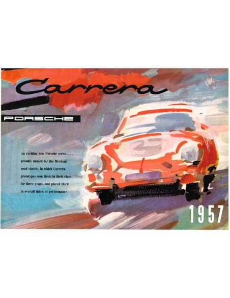 1963 PORSCHE CARRERA 2 PROSPEKT