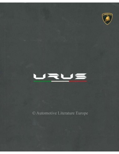 2018 LAMBORGHINI URUS BROCHURE ENGLISH