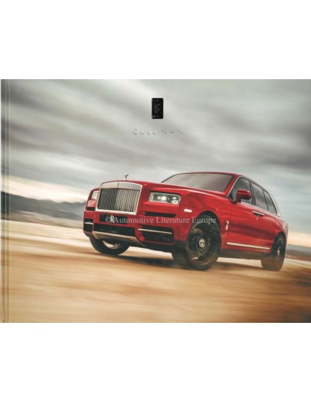 2018 ROLLS ROYCE CULLINAN HARDCOVER BROCHURE ENGELS