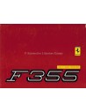 1995 FERRARI F355 OWNERS MANUAL