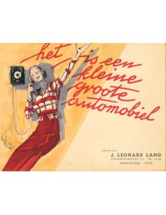 1938 FIAT 500 TOPOLINO BROCHURE DUTCH 2