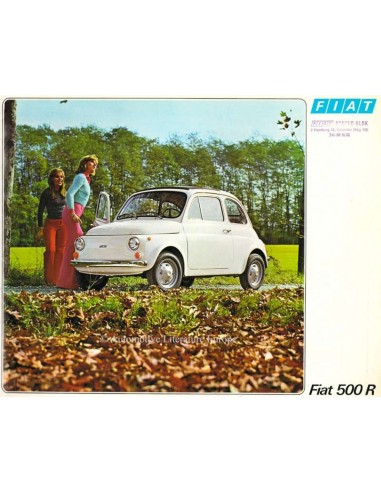 1973 FIAT 500 R PROSPEKT DEUTSCH