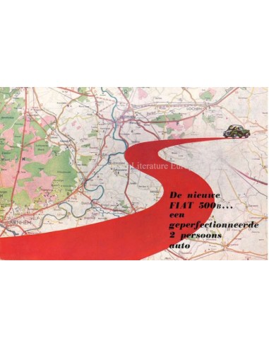 1948 FIAT 500 B BROCHURE DUTCH