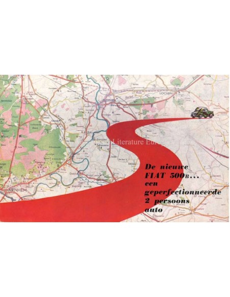1948 FIAT 500 B BROCHURE NEDERLANDS