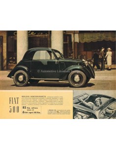 1948 FIAT 500 B BROCHURE ITALIAANS 2