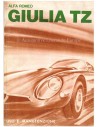 1963 ALFA ROMEO GIULIA TZ OWNERS MANUAL ITALIAN