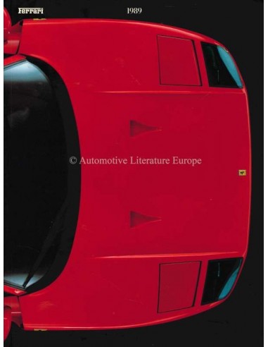 1989 FERRARI JAARBOEK ENGELS 541/89