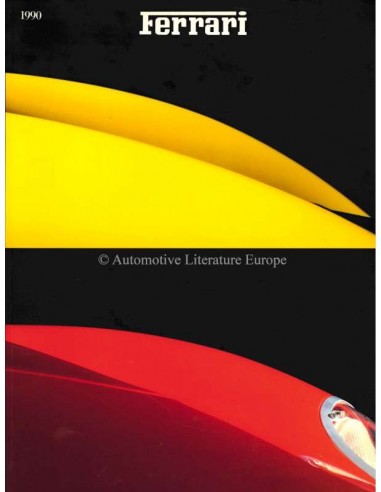 1990 FERRARI JAHRBUCH ITALIENISCH