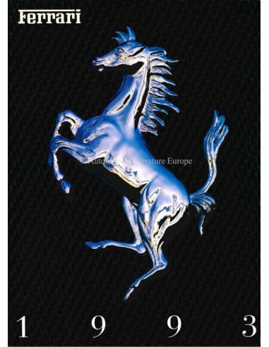 1993 FERRARI YEARBOOK ENGLISH 814/93