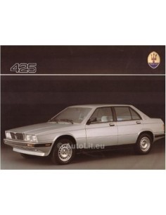 1986 MASERATI 425 LEAFLET ENGELS