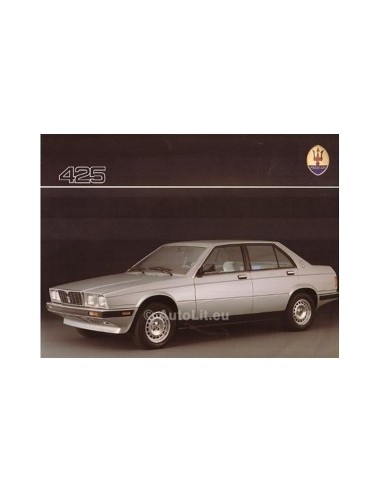 1986 MASERATI 425 LEAFLET ENGELS