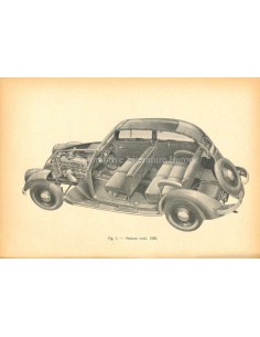 1938 FIAT 1500 OWNERS MANUAL ITALIAN 2