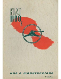 1950 FIAT 1100 E BETRIEBSANLEITUNG ITALIENISCH