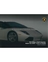 2007 LAMBORGHINI MURCIELAGO LP-640 INSTRUCTIEBOEKJE ENGELS (USA & CANADA)