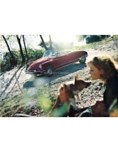 1962 CITROEN ID / DS CABRIOLET BROCHURE FRANS 2