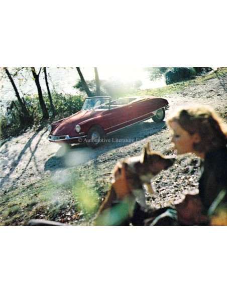 1962 CITROEN ID / DS CONVERTIBLE BROCHURE FRENCH