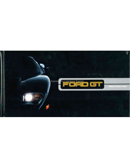 2005 FORD GT HARDCOVER BROCHURE ENGLISCH