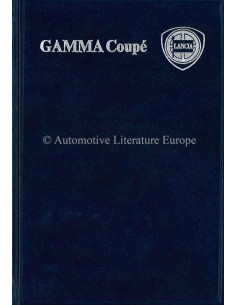 1979 LANCIA GAMMA COUPE HARDBACK OWNERS MANUAL ENGLISH