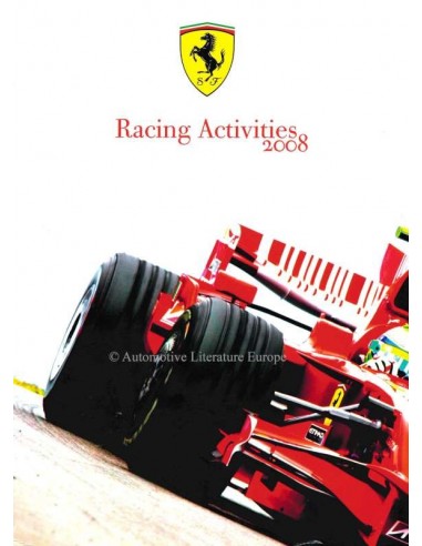 2008 FERRARI RACING ACTIVITIES JAARBOEK ITALIAANS / ENGELS