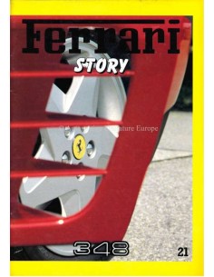 1989 FERRARI STORY 348 MAGAZINE 21 ENGLISH / ITALIAN