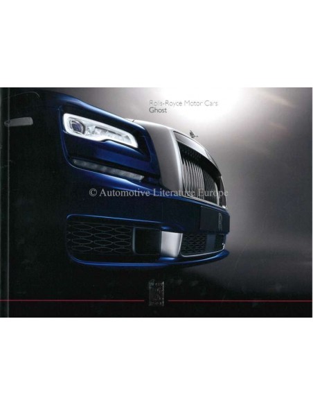 2018 ROLLS ROYCE GHOST BROCHURE ENGLISH