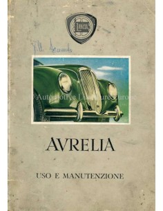 1952 LANCIA AURELIA INSTRUCTIEBOEKJE ITALIAANS