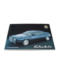 1994 MASERATI GHIBLI INSTRUCTIEBOEKJE ITALIAANS