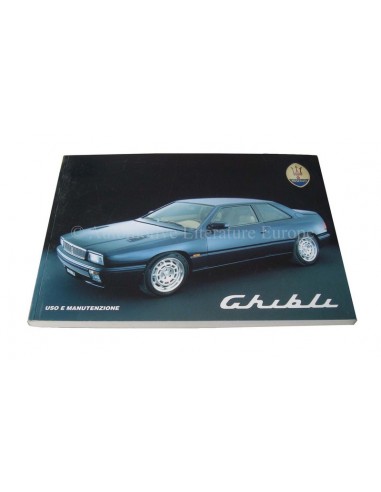 1994 MASERATI GHIBLI INSTRUCTIEBOEKJE ITALIAANS
