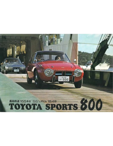 1965 TOYOTA 800 SPORT BROCHURE JAPANESE
