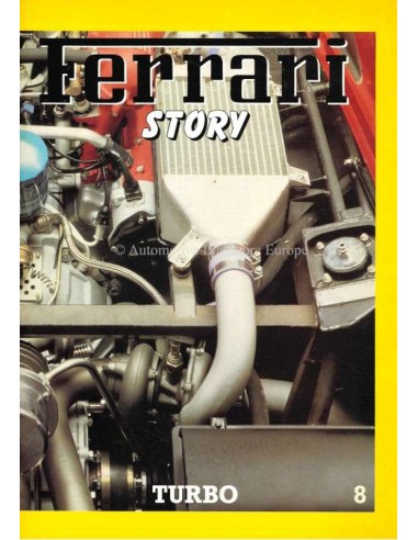 1986 FERRARI STORY TURBO MAGAZINE 8 ENGELS / ITALIAANS